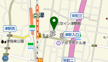 明治安田生命保険相互会社津支社の地図画像