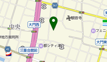 服部メガネ専門店の地図画像