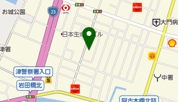 ハマウラ理容店の地図画像
