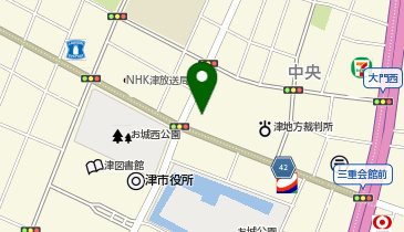 津地方検察庁 総務課・代表の地図画像