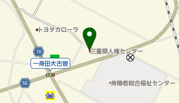 三重県人権センター 人権センターの地図画像