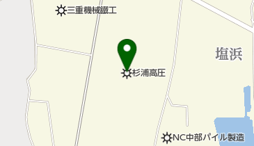 杉浦産業株式会社の地図画像