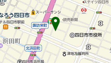 四日市商工会議所の地図画像