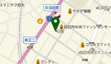 三重日産自動車株式会社 四日市新正店の地図画像