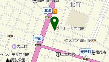 アダチ理容の地図画像