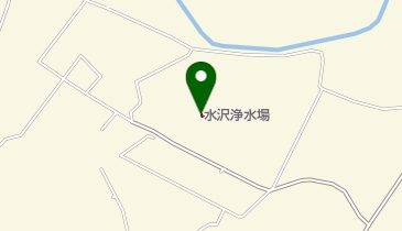 水沢浄水場の地図画像