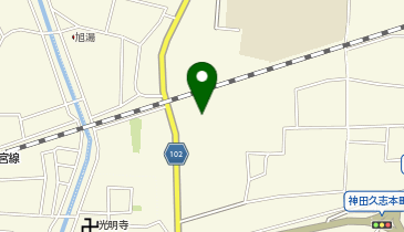 米田家具店の地図画像