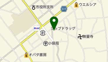 小俣珠算実務学校の地図画像