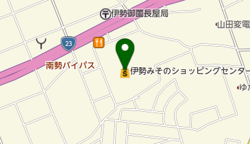 学生専科トム 伊勢みそのショッピングセンターの地図画像