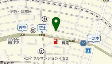楠川呉服店の地図画像