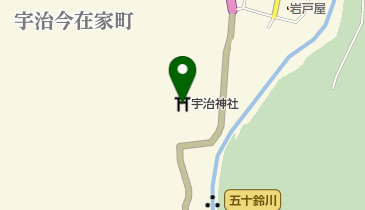 宇治神社の地図画像