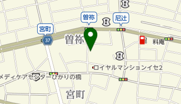 ペットショップ・プレコの地図画像