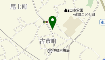 岡田理容店の地図画像