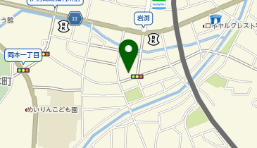 やまもと理容の地図画像