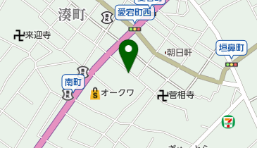 北村クリーニング店の地図画像