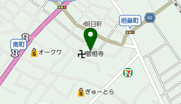 天神菅相寺の地図画像