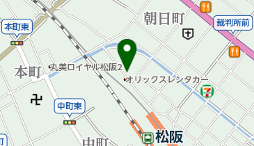 松竹理容の地図画像