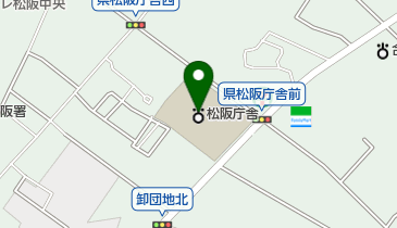 三重県松阪庁舎 庁舎案内の地図画像