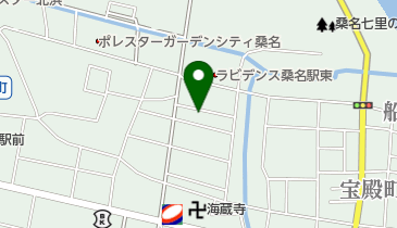 桑名長生治療院の地図画像