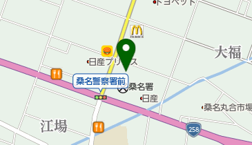 中部産商株式会社桑名支店の地図画像