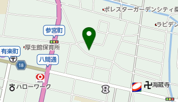 松永金物店の地図画像