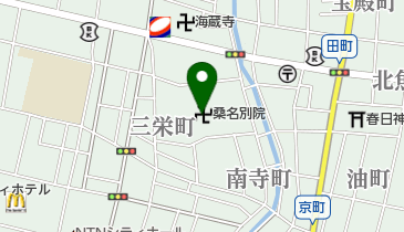 桑名別院本統寺の地図画像