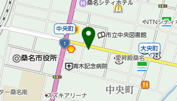 中央精密有限会社の地図画像