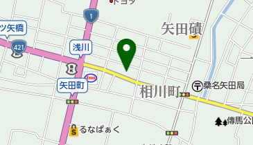 玉川軒老舗の地図画像