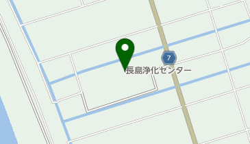 桑名市役所 上下水道部 長島浄化センターの地図画像