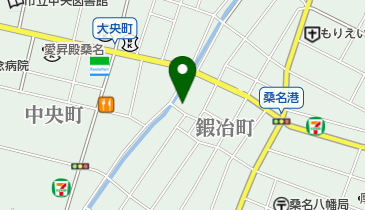 桑名市役所 教育委員会事務局 学校支援課 適応指導教室の地図画像