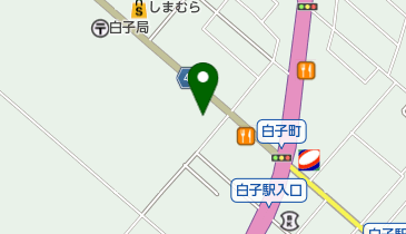 白子スイミングスクールの地図画像