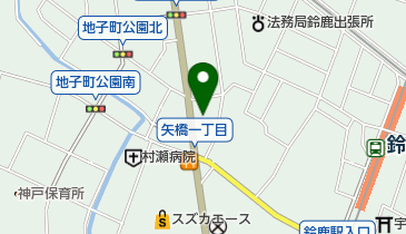 鈴鹿市自家用自動車協会の地図画像