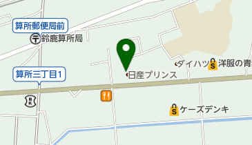 日産プリンス三重販売株式会社 鈴鹿平田店の地図画像