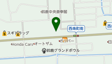 株式会社ピットイン鈴鹿の地図画像