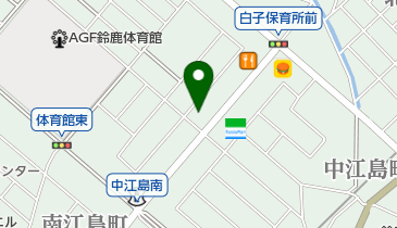 鈴鹿創寫舘の地図画像