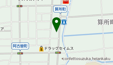 有限会社はなくにの地図画像