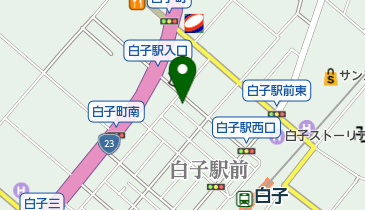 アオキーズピザ 白子店の地図画像