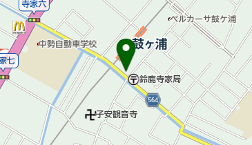 有限会社鈴鹿通信の地図画像