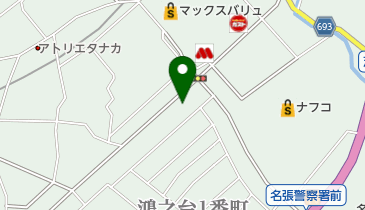 フコク生命名張営業所の地図画像