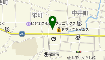 中西洋装店の地図画像