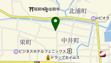 朝日饅頭本舗の地図画像