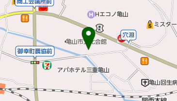 くずはら理容の地図画像