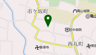 亀山市役所 城西地区コミュニティセンターの地図画像