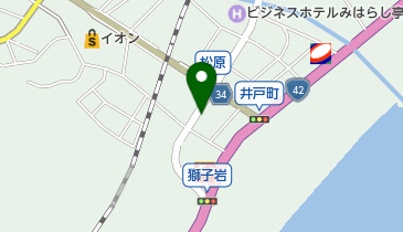 ヒヅクリ衣料店の地図画像