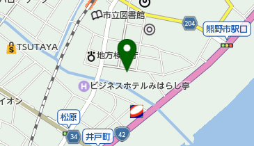 クリーニング第一の地図画像