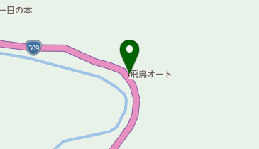 飛鳥オートの地図画像