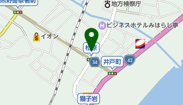 バーバーハヤシの地図画像