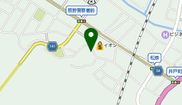 熊野市役所紀南介護保険広域連合の地図画像