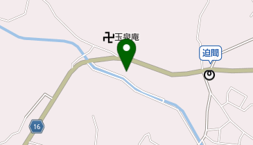 迫間第一集会所の地図画像