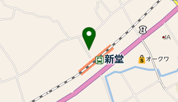 クワハラ衣料品店の地図画像